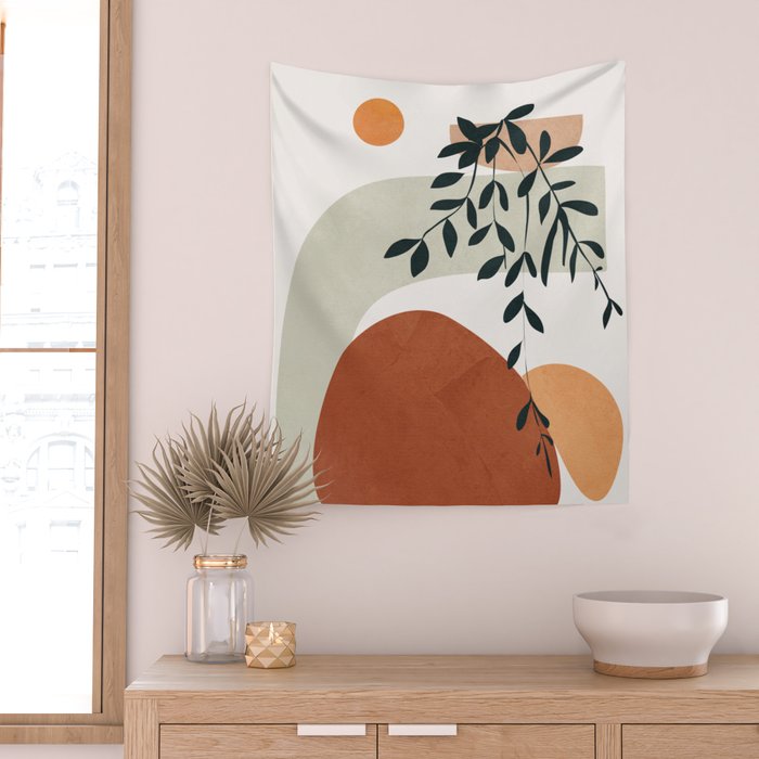 Soft Shapes I Wall Tapestry Gallery Image 2