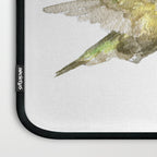 Ruby Throated Hummingbird Watercolor Laptop Sleeve Gallery Image 3