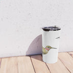 Ruby Throated Hummingbird Watercolor Travel Mug Gallery Image 4