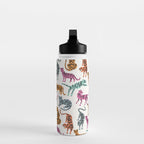 Tiger Collection - Pink & Blue Palette Water Bottle Gallery Image 3