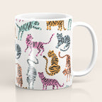 Tiger Collection - Pink & Blue Palette Coffee Mug Gallery Image 1