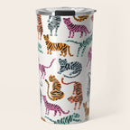 Tiger Collection - Pink & Blue Palette Travel Mug Gallery Image 1