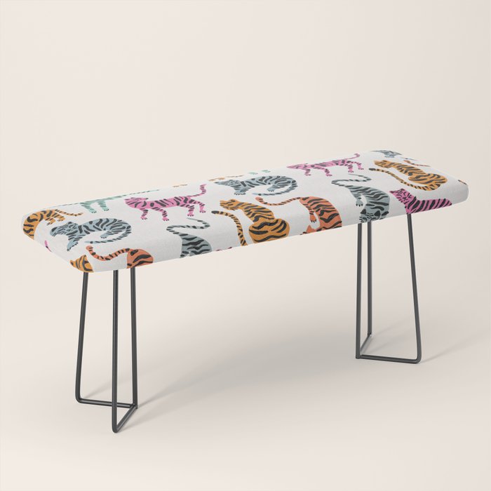 Tiger Collection - Pink & Blue Palette Bench Gallery Image 1