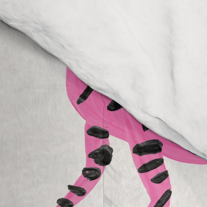Tiger Collection - Pink & Blue Palette Comforter Gallery Image 4