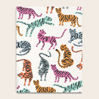 Tiger Collection - Pink & Blue Palette Notebook Gallery Image 4