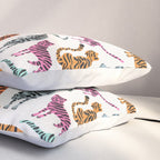 Tiger Collection - Pink & Blue Palette Pillow Sham Gallery Image 3
