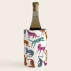 Tiger Collection - Pink & Blue Palette Wine Chiller Gallery Image 2
