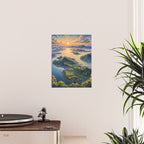 Awoke - A Contemporary Ukiyo-e Nature Landscape Poster Gallery Image 2