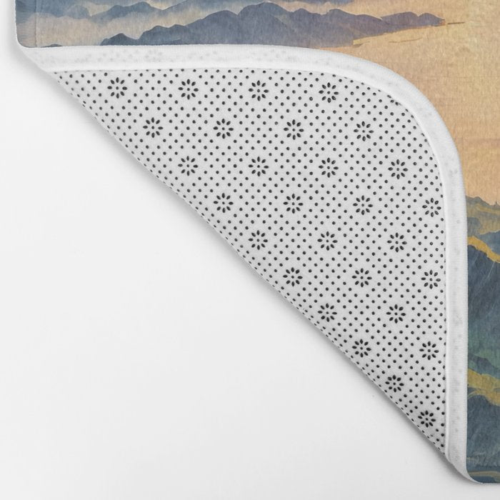 Awoke - A Contemporary Ukiyo-e Nature Landscape Bath Mat Gallery Image 2