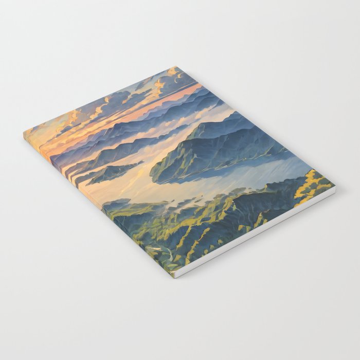 Awoke - A Contemporary Ukiyo-e Nature Landscape Notebook Gallery Image 1
