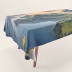 Awoke - A Contemporary Ukiyo-e Nature Landscape Tablecloth Gallery Image 1
