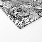 canadian animals black white Welcome Mat Gallery Image 2