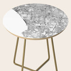 Los Angeles White Map Side Table Gallery Image 2