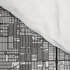 Los Angeles White Map Comforter Gallery Image 4