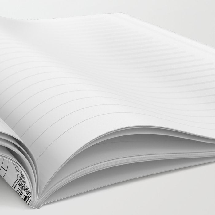 Los Angeles White Map Notebook Gallery Image 2