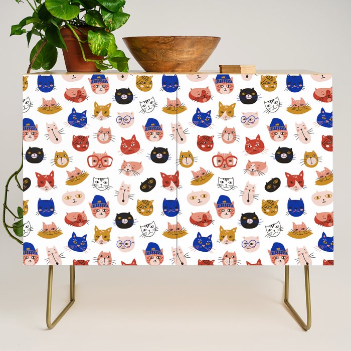 Fashionable cats Credenza Gallery Image 1