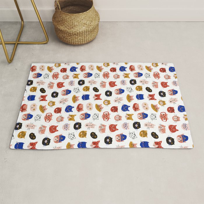 Fashionable cats Rug Gallery Image 1