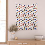 Fashionable cats Wall Tapestry Gallery Image 2