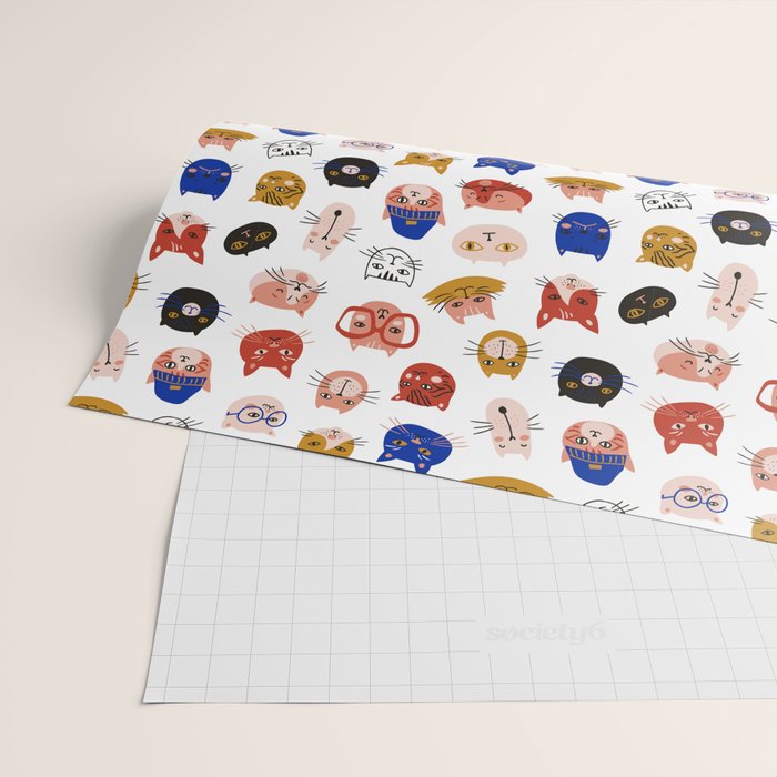 Fashionable cats Wrapping Paper Gallery Image 2