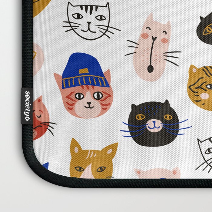Fashionable cats Laptop Sleeve Gallery Image 3