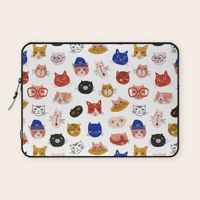 Fashionable cats Laptop Sleeve Gallery Image 1