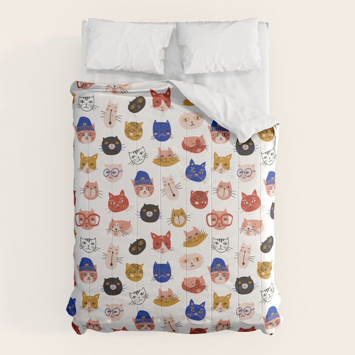 Fashionable cats Comforter Gallery Image 1