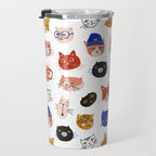 Fashionable cats Travel Mug Gallery Image 3