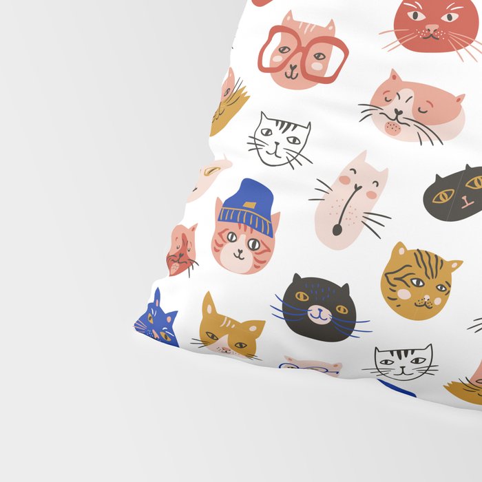 Fashionable cats Pillow Sham Gallery Image 4