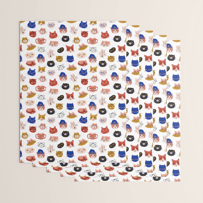 Fashionable cats Wrapping Paper Gallery Image 3