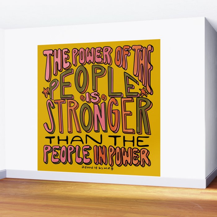 The Power of the People Wall Mural Gallery Image 2
