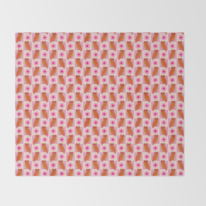 Owl Perch Throw Blanket Gallery Image 2