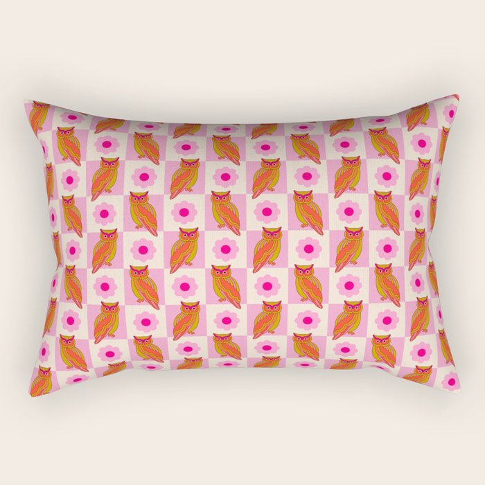Owl Perch Rectangular Pillow Gallery Image 1