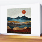 Amber Dusk Wall Mural Gallery Image 2