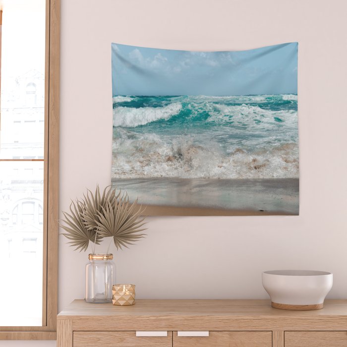 Pacific Splash Wall Tapestry Gallery Image 2