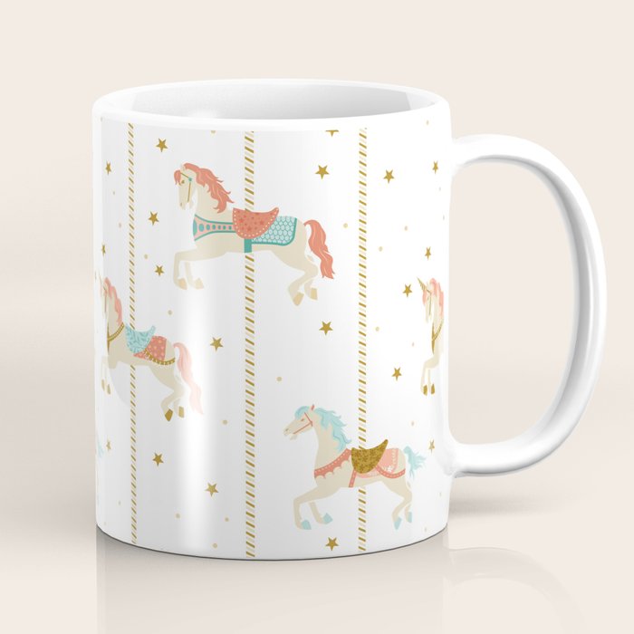 Carousel Horses Coffee Mug Gallery Image 1
