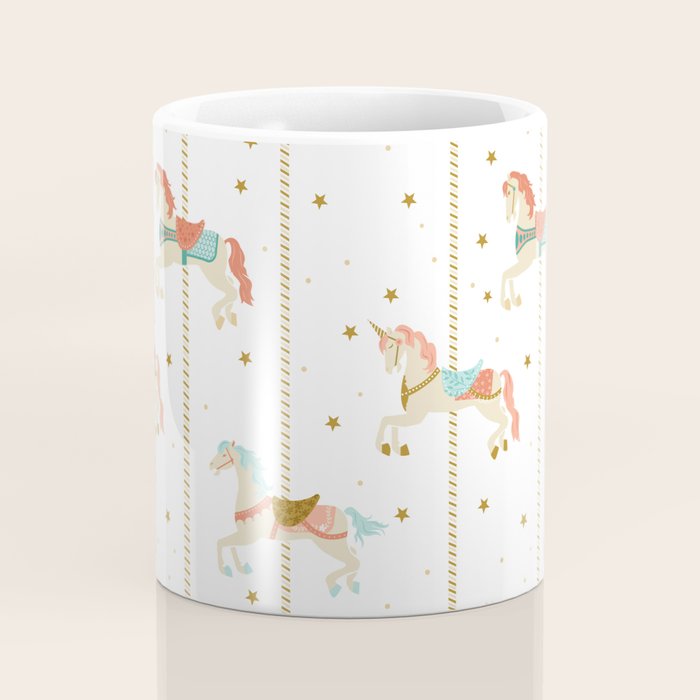 Carousel Horses Coffee Mug Gallery Image 4