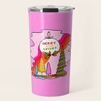 Merry and Bright Travel Mug Gallery Image 1