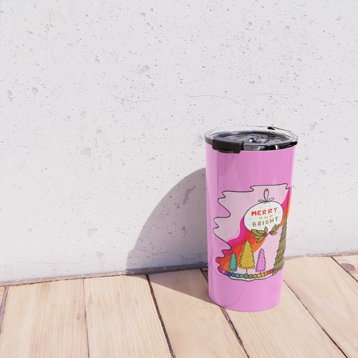 Merry and Bright Travel Mug Gallery Image 4