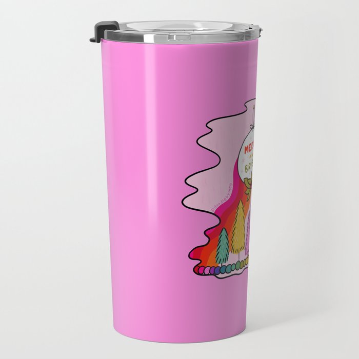 Merry and Bright Travel Mug Gallery Image 3