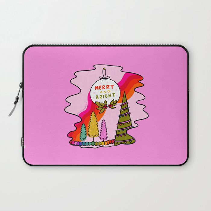 Merry and Bright Laptop Sleeve Gallery Image 1
