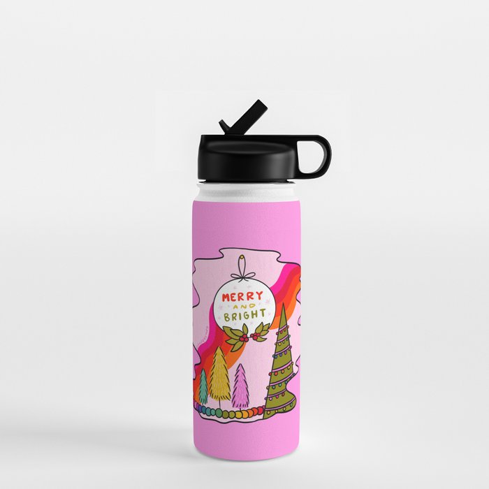 Merry and Bright Water Bottle Gallery Image 1