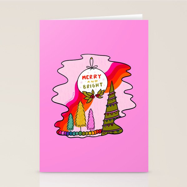 Merry and Bright Stationery Card Gallery Image 1