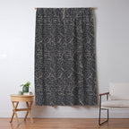 William Morris Pure Willow Bough Charcoal Black Window Curtain Gallery Image 5