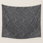 William Morris Pure Willow Bough Charcoal Black Wall Tapestry Gallery Image 4