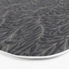William Morris Pure Willow Bough Charcoal Black Bath Mat Gallery Image 3