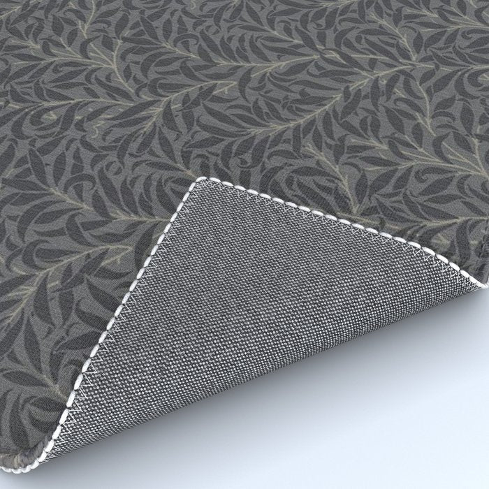 William Morris Pure Willow Bough Charcoal Black Rug Gallery Image 4