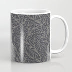 William Morris Pure Willow Bough Charcoal Black Coffee Mug Gallery Image 1