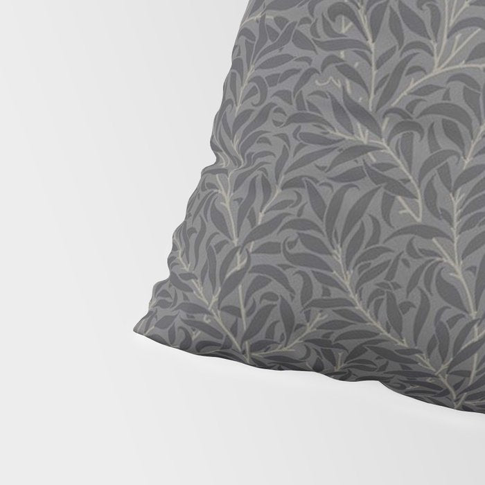 William Morris Pure Willow Bough Charcoal Black Pillow Sham Gallery Image 4