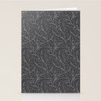 William Morris Pure Willow Bough Charcoal Black Stationery Card Gallery Image 2