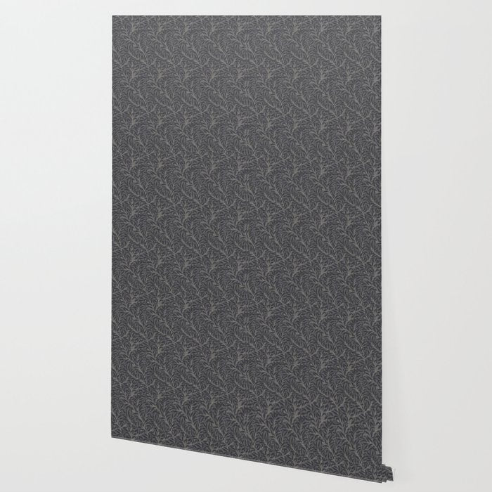 William Morris Pure Willow Bough Charcoal Black Wallpaper Gallery Image 2